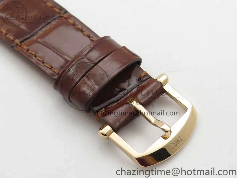 MIROTIME 1226 Portofino 37mm RG V7F 1:1 Best Edition Gray Dial on Deep Brown Leather Strap A SunProtective 7090